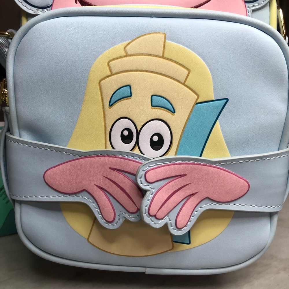 Loungefly Dora the Explorer Boots Crossbody Bag Same Day Shipping Brand New - Picture 4 of 15